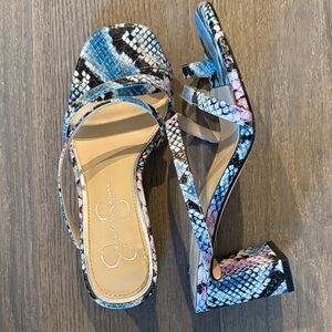 Jessica Simpson Snake Heels